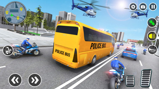 اسکرین شات 3 بازی Bus Simulator 3D Police Games