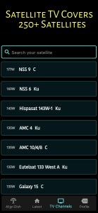 اسکرین شات 6 برنامه Satellite TV Finder, Dish 360