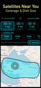 اسکرین شات 4 برنامه Satellite TV Finder, Dish 360