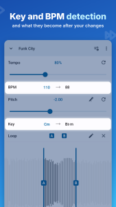 اسکرین شات 5 برنامه Music Speed Changer