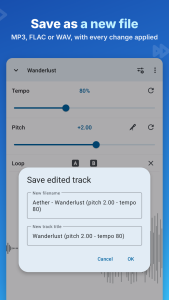 اسکرین شات 7 برنامه Music Speed Changer