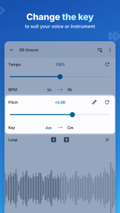 اسکرین شات 2 برنامه Music Speed Changer