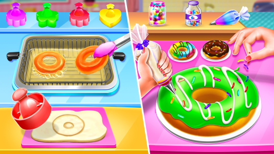 اسکرین شات 4 برنامه Sweet Bakery: Baking Cake Game