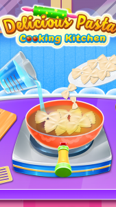 اسکرین شات 7 برنامه Make Pasta Cooking Girls Games