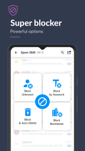 اسکرین شات 4 برنامه Spam Blocker, Scam Block: Mezo