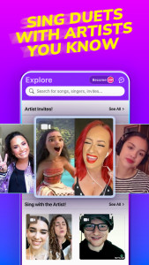 اسکرین شات 3 برنامه Smule: Sing, Duet & Karaoke