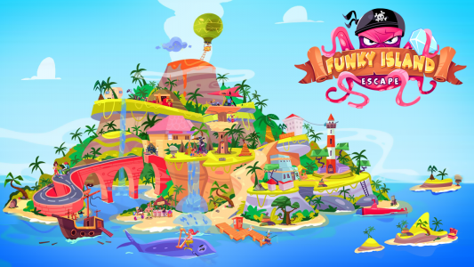 اسکرین شات 1 بازی Escape Funky Island