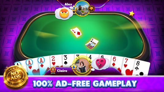 اسکرین شات 2 بازی Gin Rummy - Online Card Games