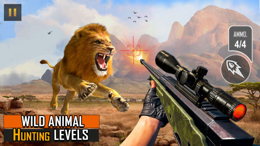اسکرین شات 4 بازی Wild Dino Hunter: Hunting Game