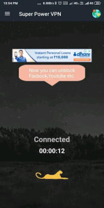 اسکرین شات 3 برنامه Blue VPN/ free proxy network