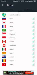 اسکرین شات 5 برنامه Blue VPN/ free proxy network