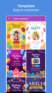 اسکرین شات 2 برنامه Birthday Greeting Cards Maker