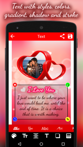 اسکرین شات 2 برنامه Love Cards - Photo Frames