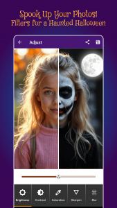 اسکرین شات 3 برنامه Halloween Photo Frames