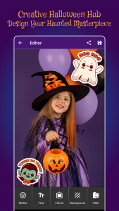 اسکرین شات 4 برنامه Halloween Photo Frames