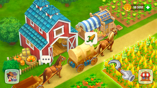 اسکرین شات 3 بازی Wild West: Farm Town Build