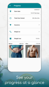 اسکرین شات 7 برنامه Fasting Time Intermittent Diet