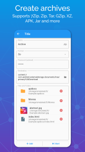 اسکرین شات 3 برنامه 7Z: Zip 7Zip Rar File Manager
