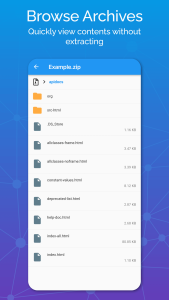اسکرین شات 1 برنامه 7Z: Zip 7Zip Rar File Manager