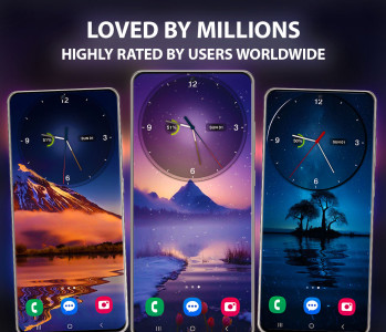 اسکرین شات 8 برنامه Clock Live Wallpapers