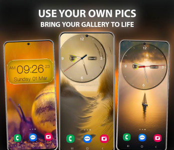 اسکرین شات 7 برنامه Clock Live Wallpapers