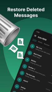 اسکرین شات 4 برنامه Auto RDM: See Deleted Messages