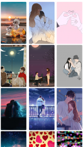 اسکرین شات 6 برنامه Love Wallpapers