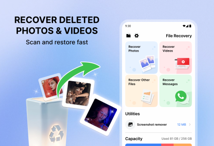 اسکرین شات 1 برنامه File Recovery - Photo Recovery
