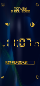 اسکرین شات 1 برنامه Amazing Talking Clock