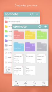 اسکرین شات 1 برنامه SomNote - Beautiful note app