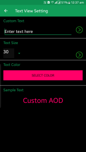 اسکرین شات 4 برنامه Custom AOD (AOD wallpapers)