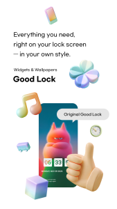 اسکرین شات 1 برنامه Good Lock : Custom Lock Screen