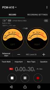 اسکرین شات 2 برنامه REC Remote: Sony IC Recorder