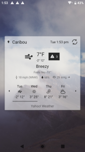 اسکرین شات 5 برنامه Digital Clock & Weather Widget