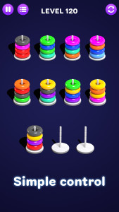 اسکرین شات 5 بازی Color Hoop: Sort Puzzle