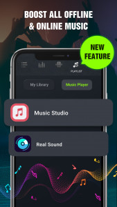 اسکرین شات 3 برنامه Volume Booster & Equalizer
