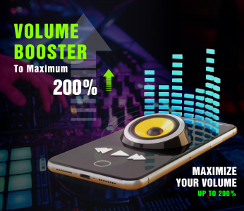 اسکرین شات 1 برنامه Volume Booster & Equalizer