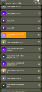 اسکرین شات 6 برنامه Rooster Sounds