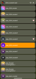 اسکرین شات 5 برنامه Rooster Sounds