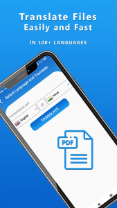 اسکرین شات 2 برنامه File Translator : PDF Translat