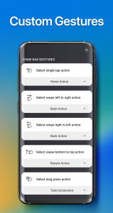 اسکرین شات 3 برنامه Transparent Phone Home Bar