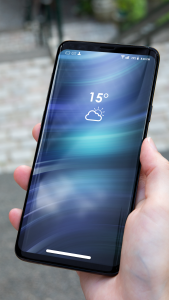 اسکرین شات 1 برنامه Transparent Phone Home Bar
