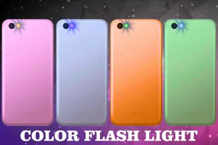 اسکرین شات 1 برنامه Color Flash Light 2018