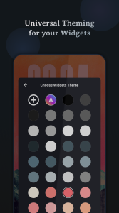 اسکرین شات 5 برنامه Muviz Widgets: Clock, Music.,