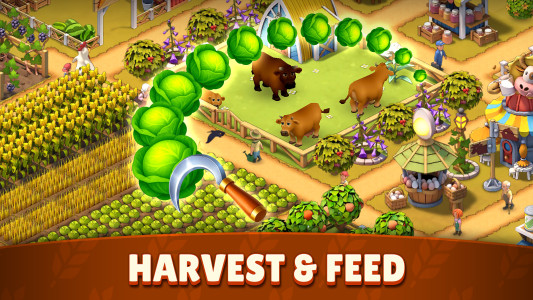 اسکرین شات 5 بازی Animal Farm Life: Town Farming