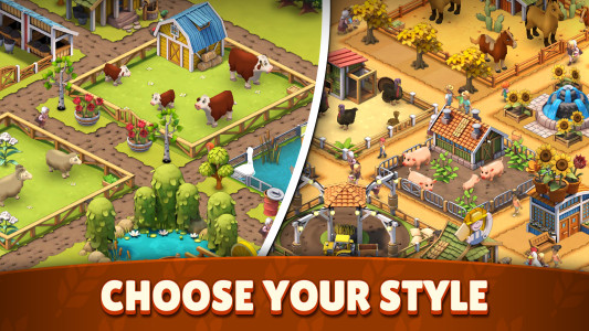 اسکرین شات 3 بازی Animal Farm Life: Town Farming