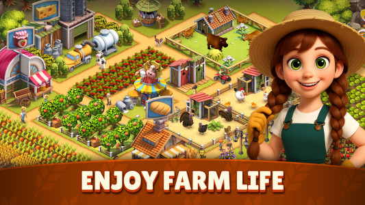 اسکرین شات 2 بازی Animal Farm Life: Town Farming