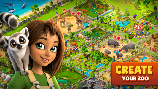 اسکرین شات 4 بازی Zoo Life: Animal Park Game Fun