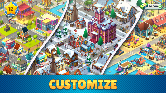 اسکرین شات 2 بازی Cozy Town: Design a City Sim
