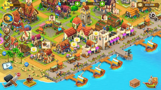 اسکرین شات 5 بازی Town Village: Farm Build City